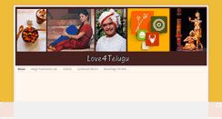 Desktop Screenshot of love4telugu.com